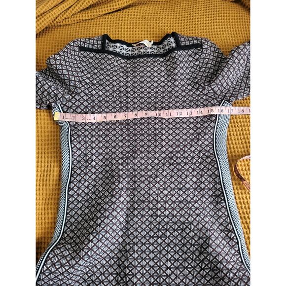 Tory Burch Cotton Sweater Casual Work Upscale Fall Winter Neutral Dress EUC S - Picture 3 of 6